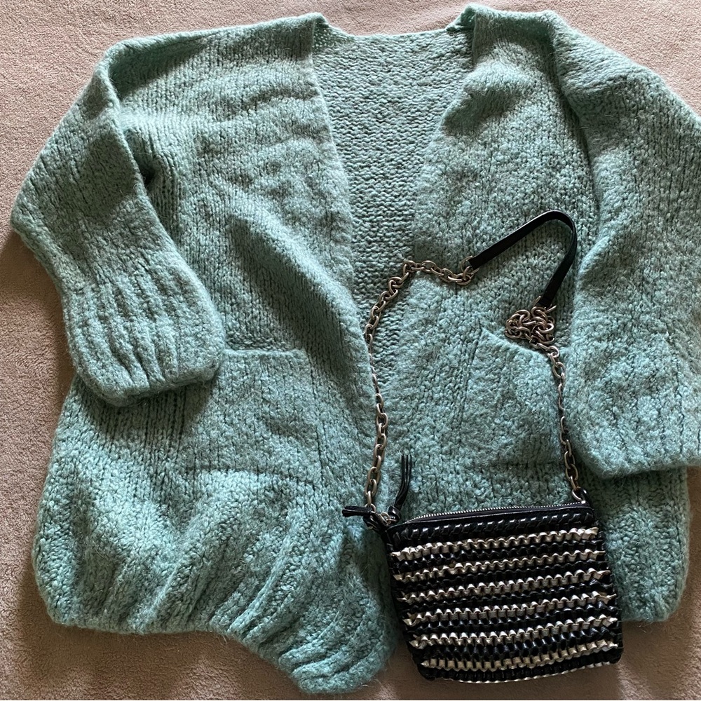 Long Mohair Cardigan